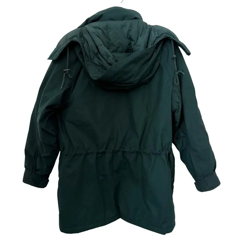 Eddie Bauer Green Snowline Goose Down Puffer Jacket Medium Gorpcore Vintage 90s
